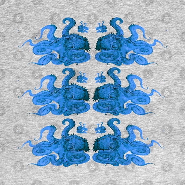 Lurking Blue Octopus by JJacobs